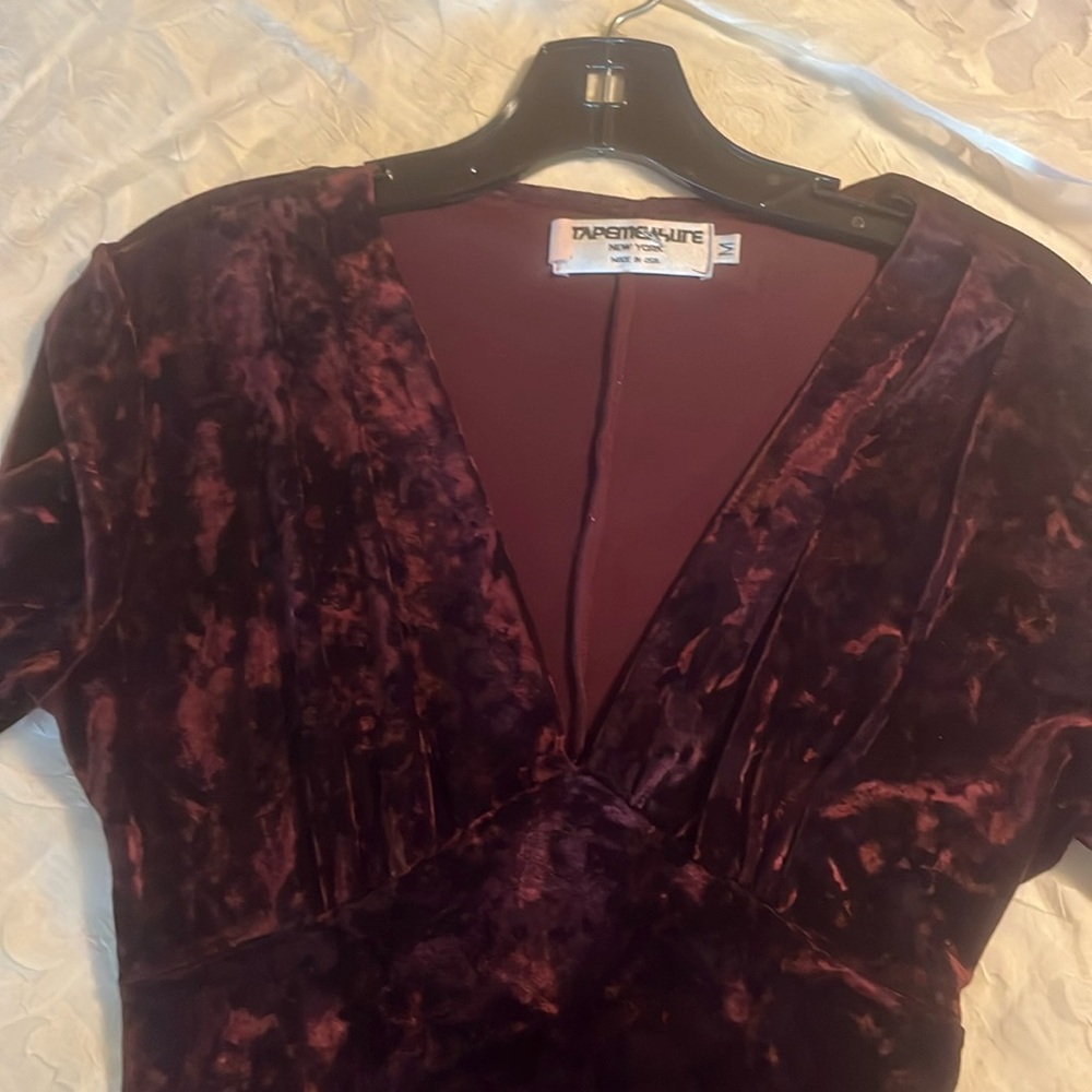 Absolutely stunning tape measure dress. Vintage made in 1985.